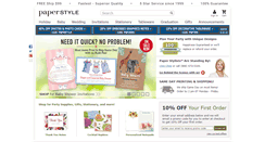 Desktop Screenshot of paperstyle.com